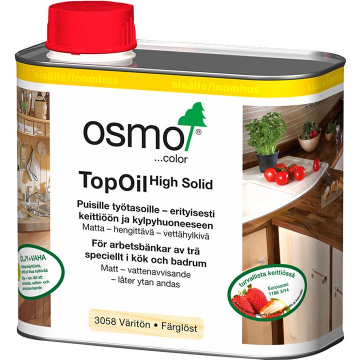 Öljyvaha TopOil Väritön Työtasoille