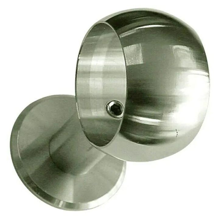 Seinäkiinnike Treba WS1 Kaiteelle Hopea 2 Kpl