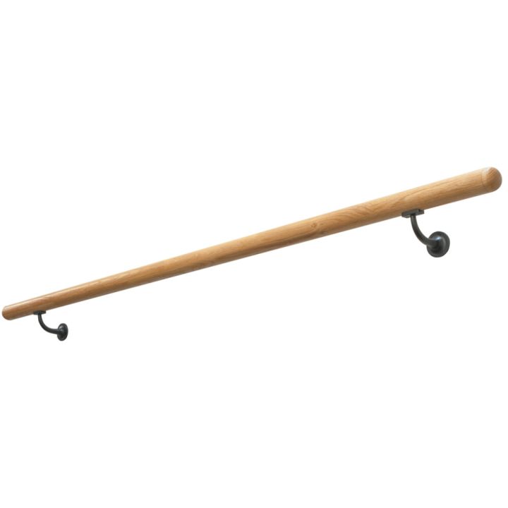 Käsijohdesetti Treba H28 lakattu tammi ø 42 x 1500 mm