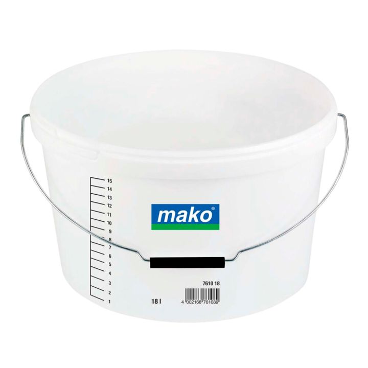 Maaliämpäri Mako Komfort valkoinen 12 l