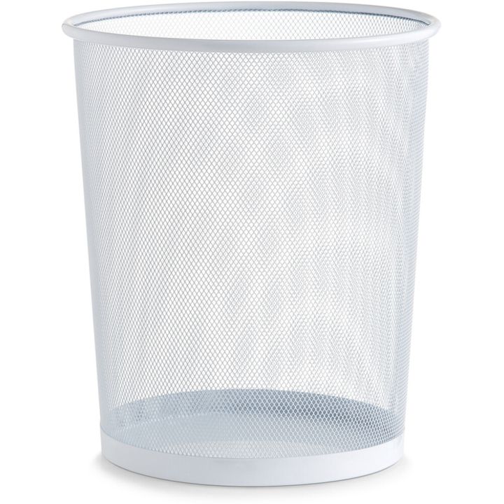 Roskakori Zeller Mess valkoinen 29,5 x 35 cm