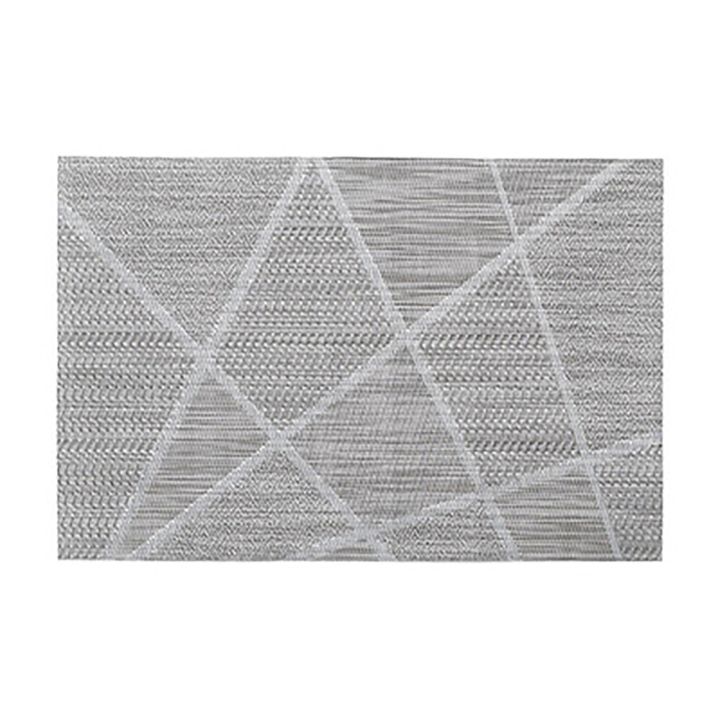 Tabletti Zeller Raidat 45 x 30,5 PVC  Harmaa