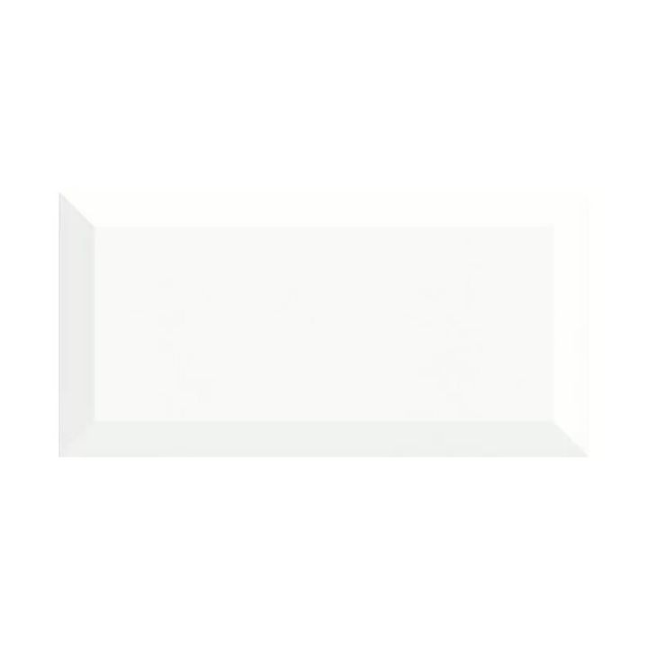 Seinälaatta Metro kiiltävä valkoinen 10 x 20 cm