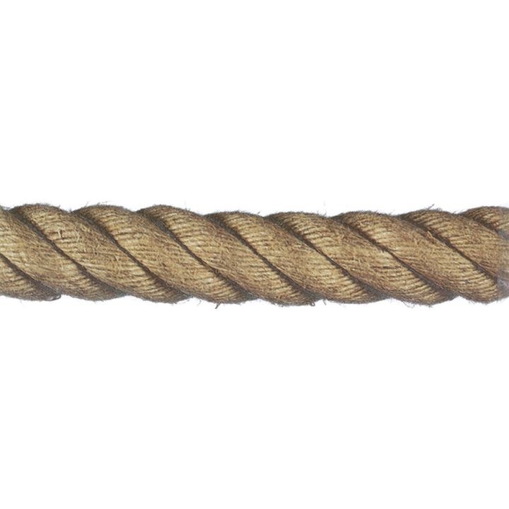 Kaidepuuköysi Hamppu Kierteinen 30 mm (per metri)