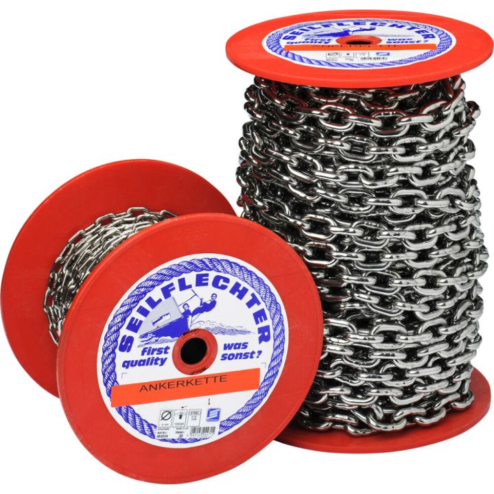 Ankkuriketju Seilflechter 5 x 18,5 mm RST AISI 316 (per metri)