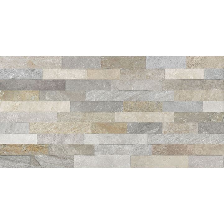 Verhoilukivi Frassinoro Quartzite 3D 30 x 60,4 cm Harmaa