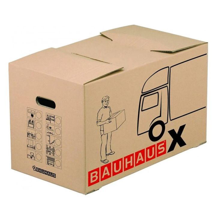 Muuttolaatikko Bauhaus X 62,5 x 34,5 x 38 cm