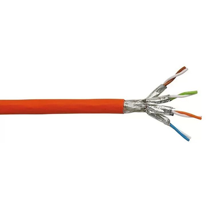 Datakaapeli Kabelexpress CAT7 STP-C4PR oranssi (per metri)