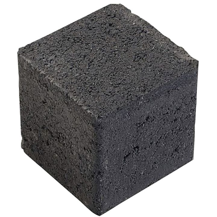 Täytekivi reikälaatalle 8,2 x 8,2 x 8 cm Antrasiitti