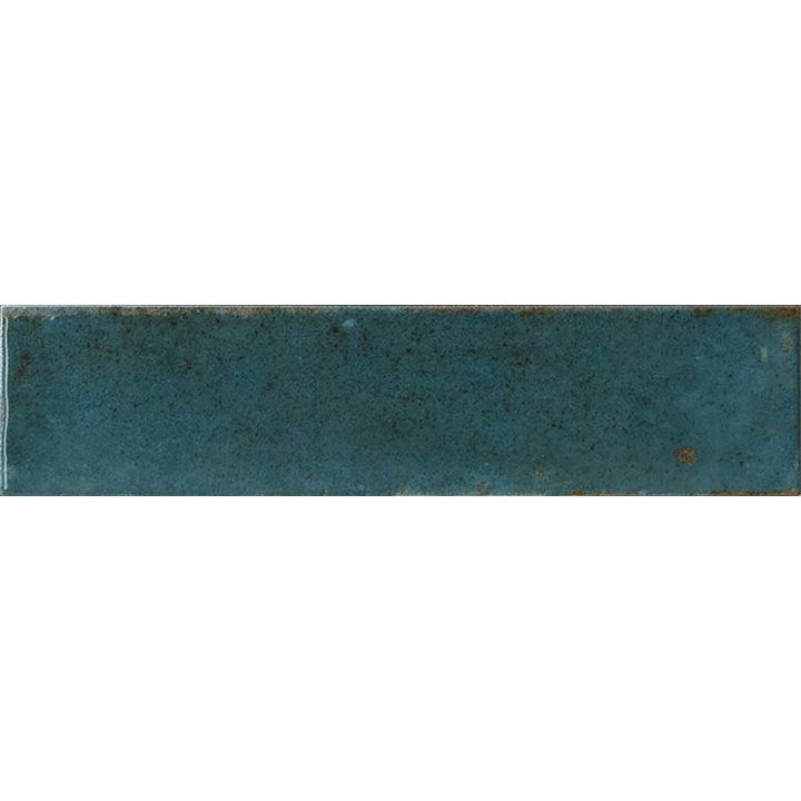 Seinälaatta Bayker Raku Blu Oriente 6 x 25 cm