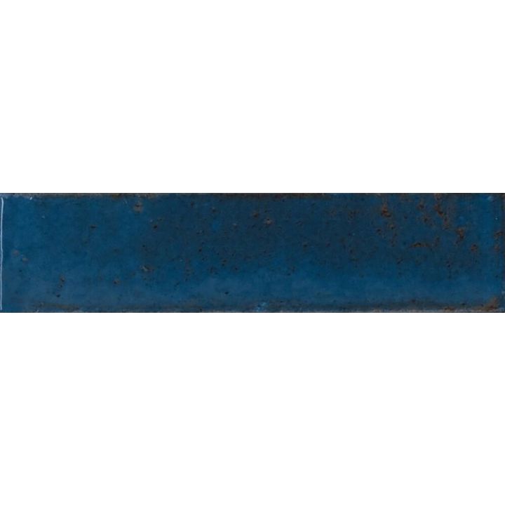 Seinälaatta Bayker Raku Blu Colbalto 6 x 25 cm