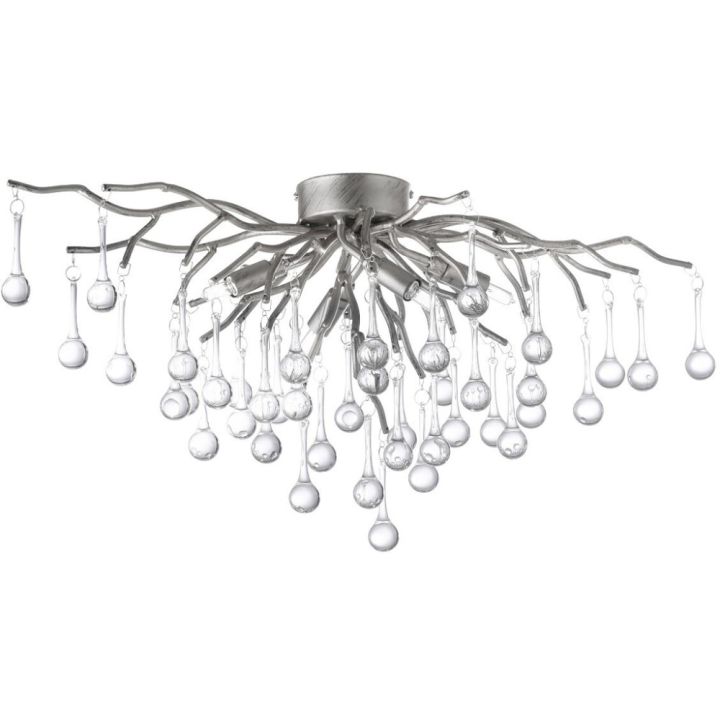 Kattovalaisin Paul Neuhaus Icicle teräs Ø 60 cm