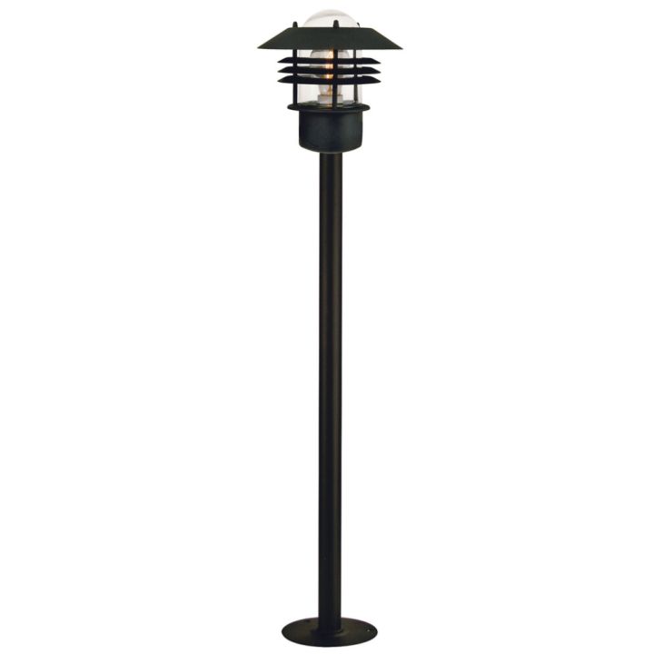 Pylväsvalaisin Nordlux Vejers musta IP54