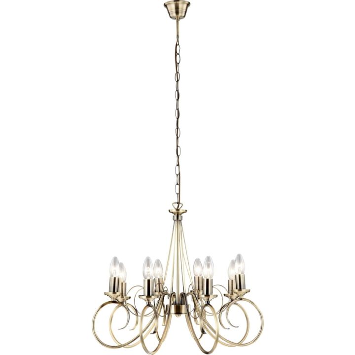 Riippuvalaisin Globo Truncatus 8-os messinki Ø 55 cm