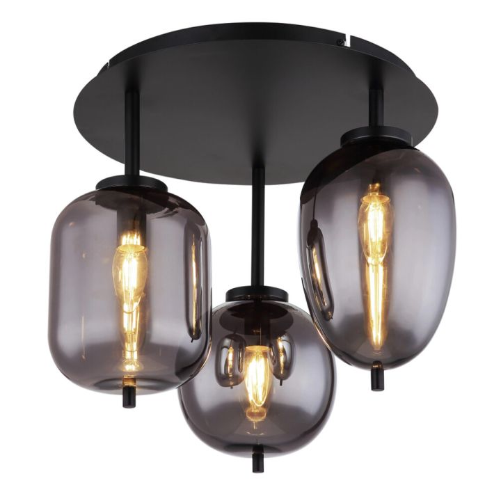 Kattovalaisin Globo Blacky 3-os Ø 46 cm Musta