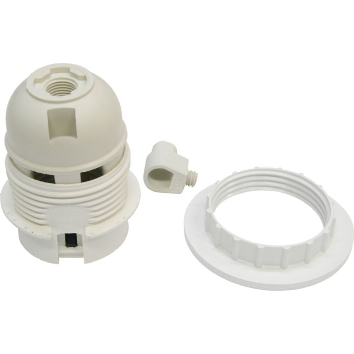 Lampunpidin Harju E27 Kierteillä Valkoinen