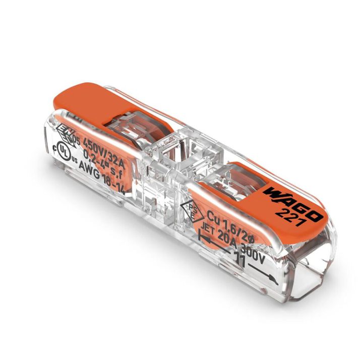 Vipuliitin Wago 1-napainen 12 kpl