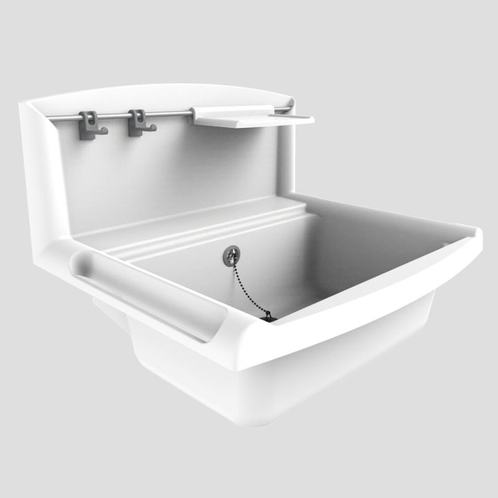 Kodinhoitoallas Sanit harmaa 45 x 55 x 41,3 cm