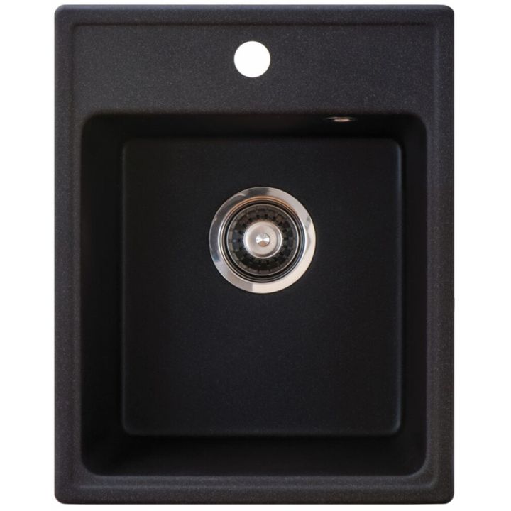 Keittiöallas Quadro musta 40 x 50 cm