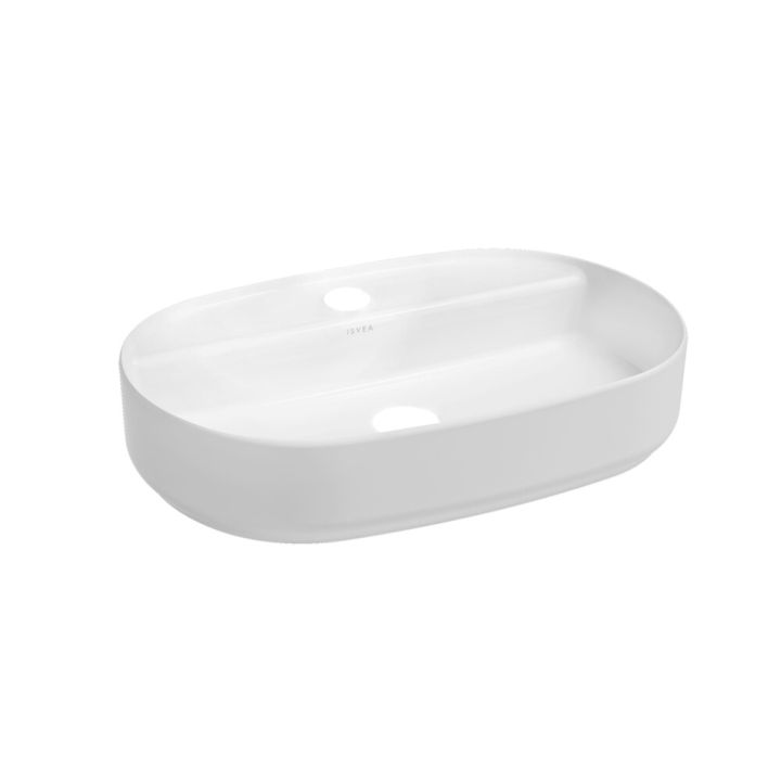 Malja-allas Infinity Ovaali Valkoinen 60 x 40 cm