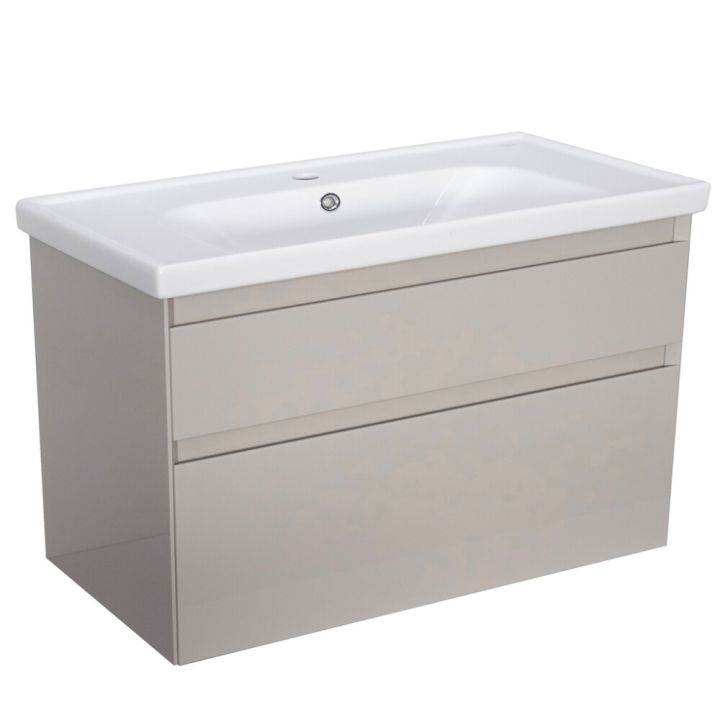 Allaskaappi Aqua Rodos Elite Mokka 100 cm