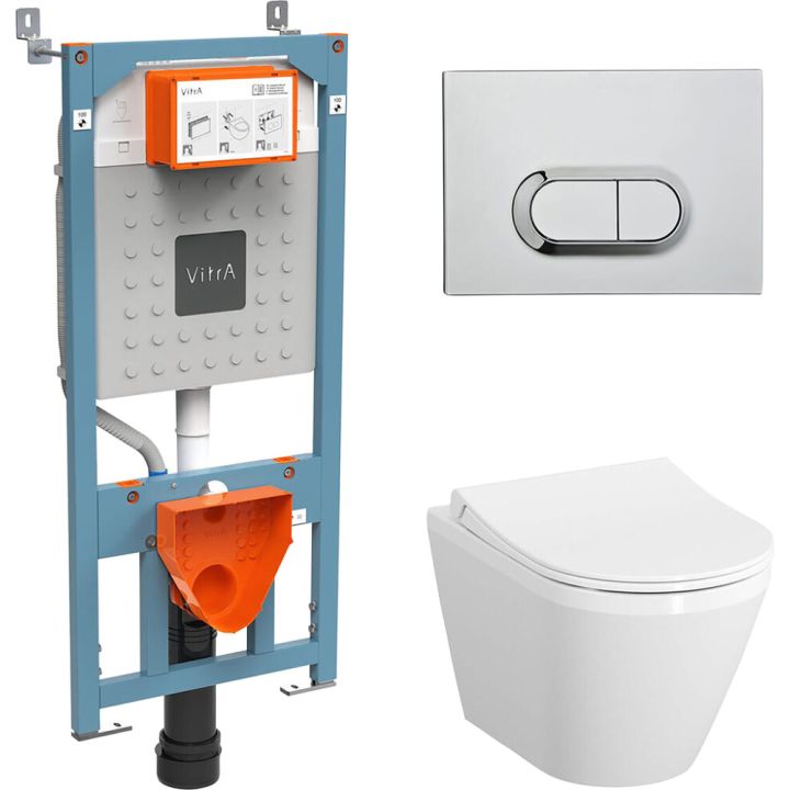 Seinä-WC VitrA 4in1 INTEGRA Rim-Ex