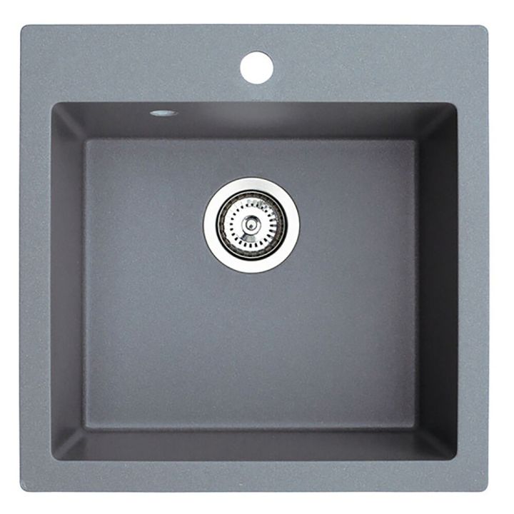 Keittiöallas Aqualine Atos harmaa 50 x 50 cm