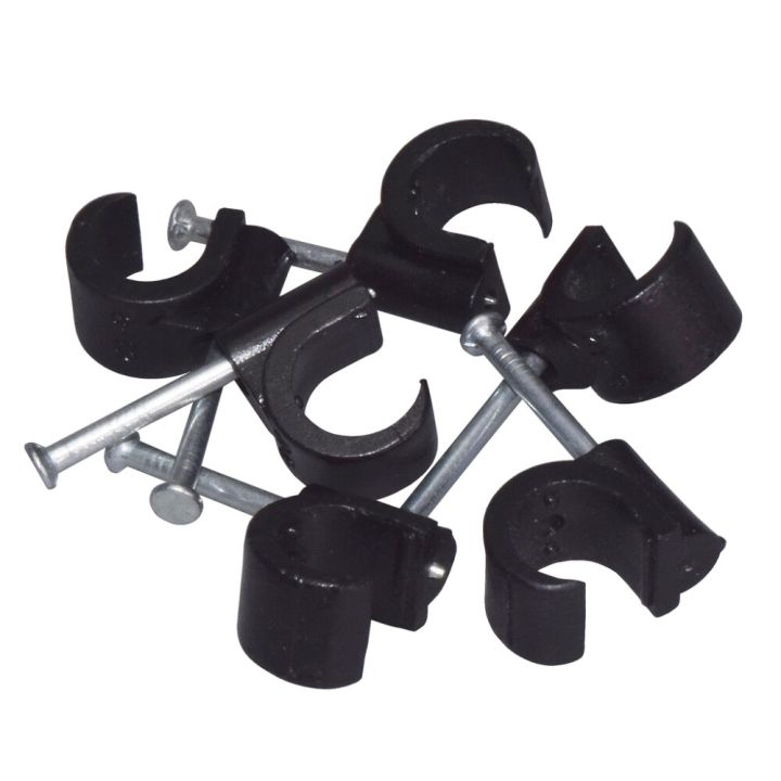 Naulakiinnike Harju musta 8-12 mm 25 kpl/pkt