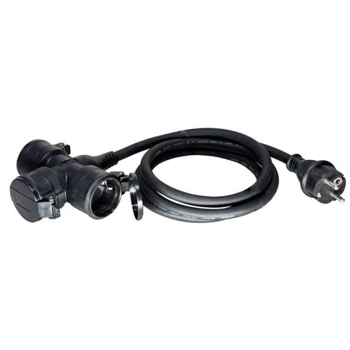 Ulkojatkojohto Harju 3-os 0,5 m IP44