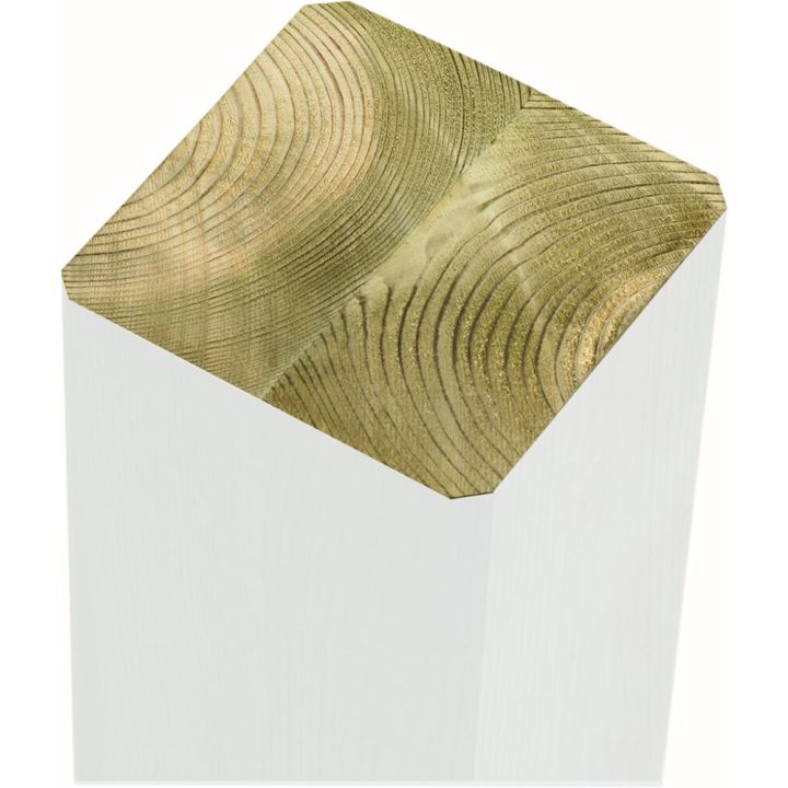 Tolppa Plus 6,8 x 6,8 x 188 cm valkoinen