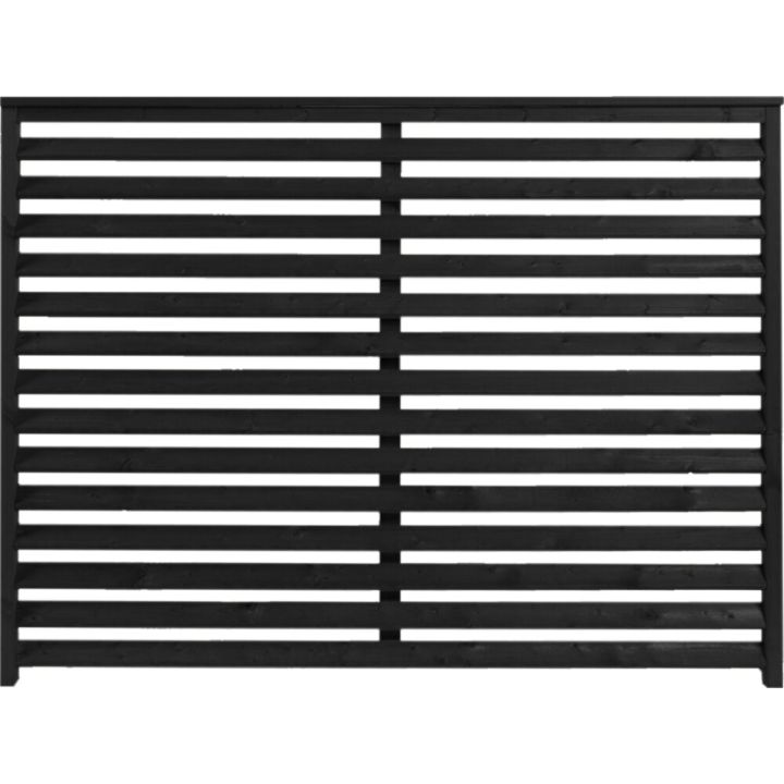 Aitaelementti Funkis musta 160 x 120 cm