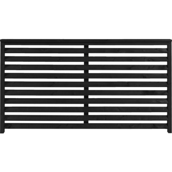 Aitaelementti Funkis musta 160 x 90 cm