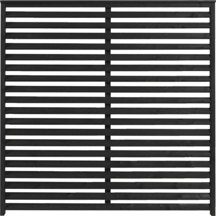 Aitaelementti Funkis musta 160 x 160 cm