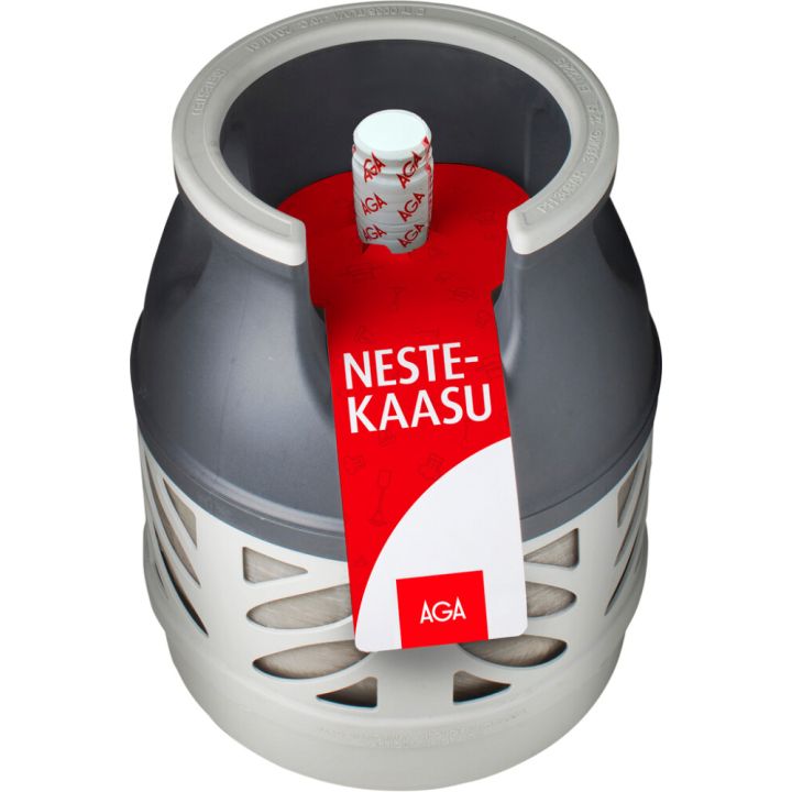 Nestekaasu AGA Komposiittipullo 5 kg Kuori