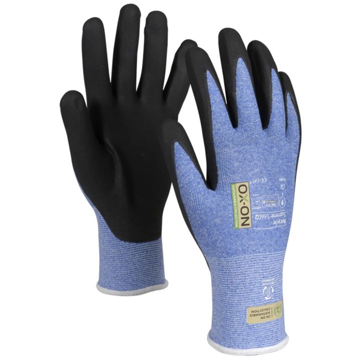Työkäsine OX-ON Recycle Supreme 16602 sininen