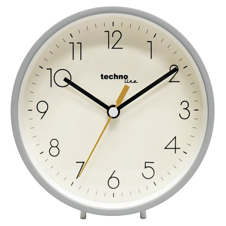 Seinäkello Technoline Modell H harmaa Ø 14 cm
