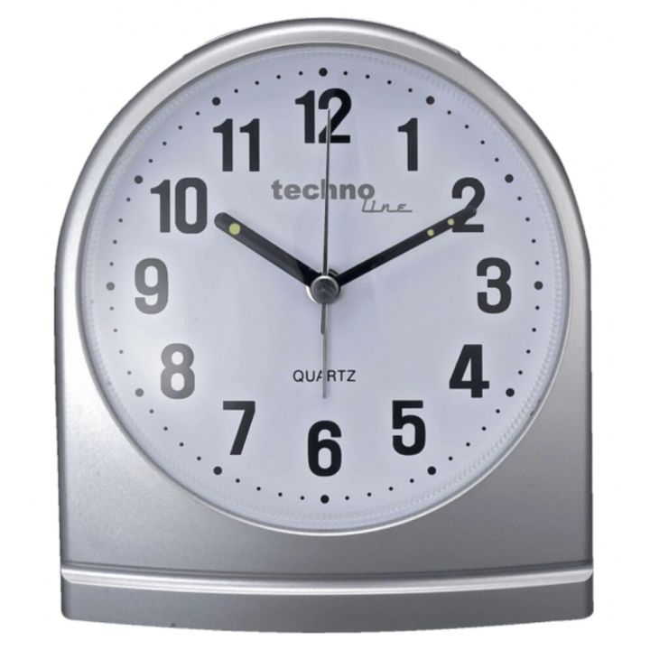 Herätyskello Technoline Modell SL hopea 9,5 x 11 cm