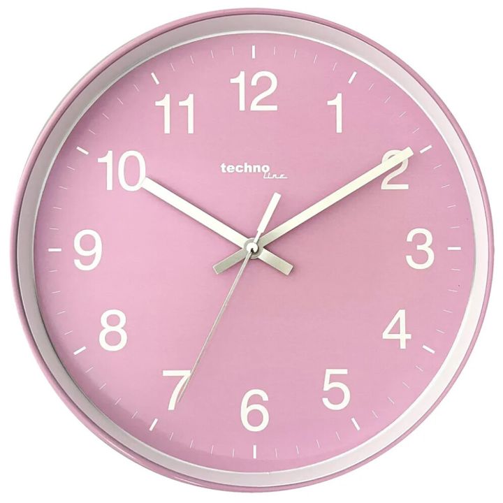 Seinäkello Technoline WT 7530 pinkki Ø 25 cm
