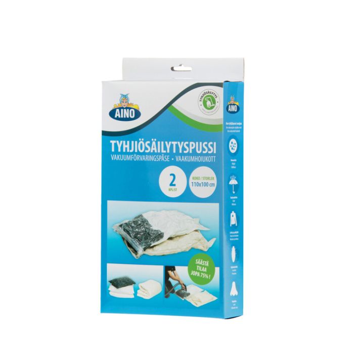 Tyhjiösäilytyspussi Aino 100 x 110 cm 2 kpl