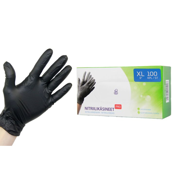 Nitriilikäsineet XL 100 kpl