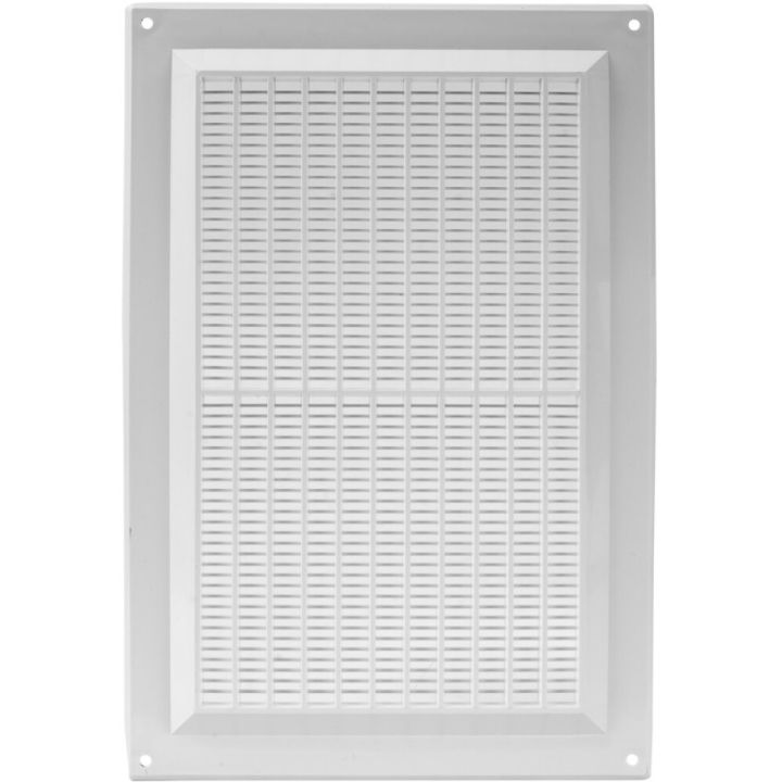 Tuuletusritilä Europlast Valkoinen 170 x 250 mm