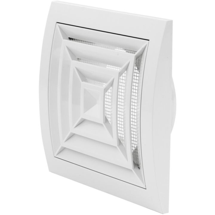 Tuuletusritilä, säädettävä Europlast 148 x 153 Ø 125 mm