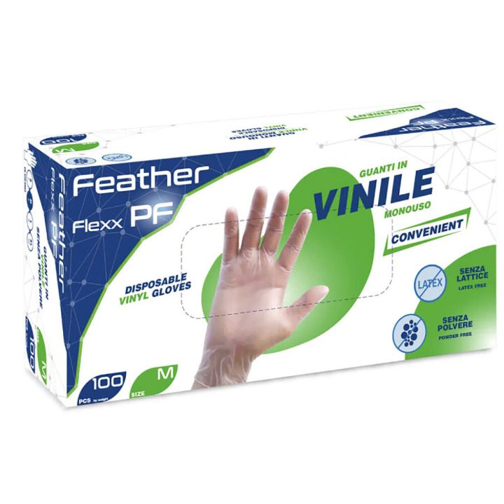 Kertakäyttökäsineet L 100 kpl Kirkas