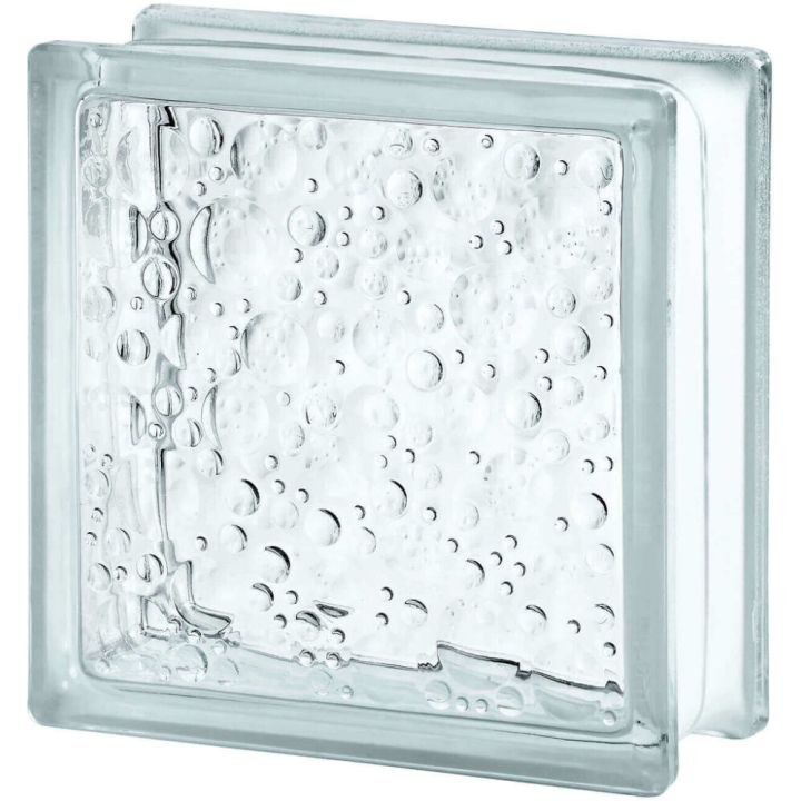 Lasitiili Seves Glassblock Savona 19 x 19 x 8 cm