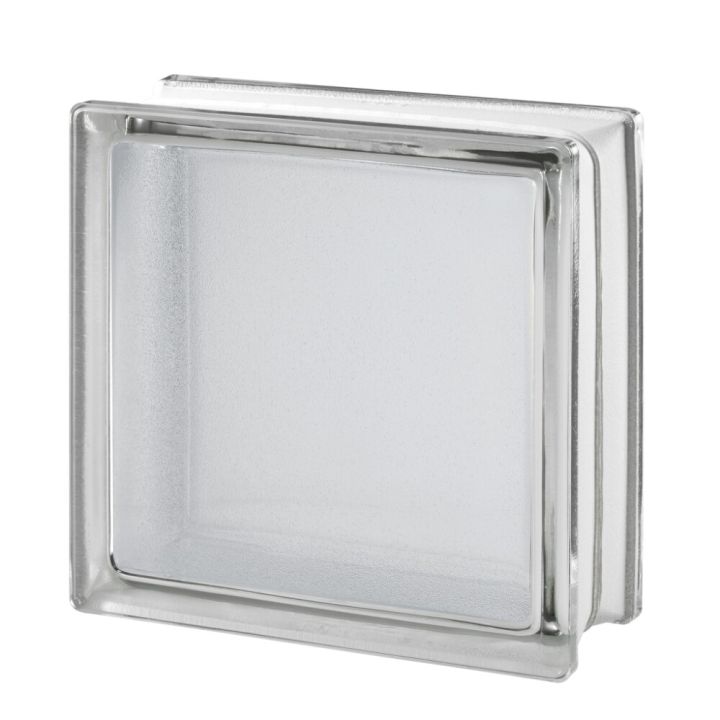 Lasitiili Arctic sileä 19 x 19 x 8 cm väritön kuvioitu