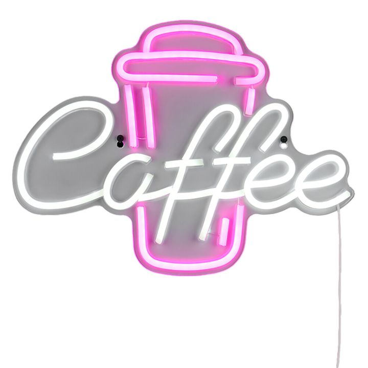 Neonkyltti Trio Coffee 40 x 30 cm