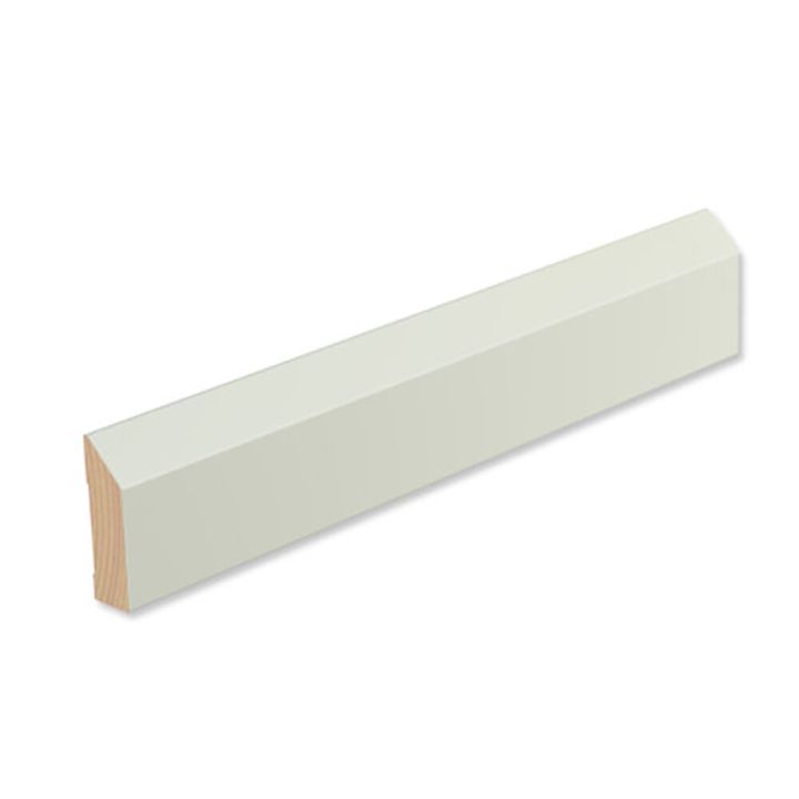 Peitelista/jalkalista 4 kpl Siparila VIIVA 20 x 70 x 3600 mm puhdas valkoinen