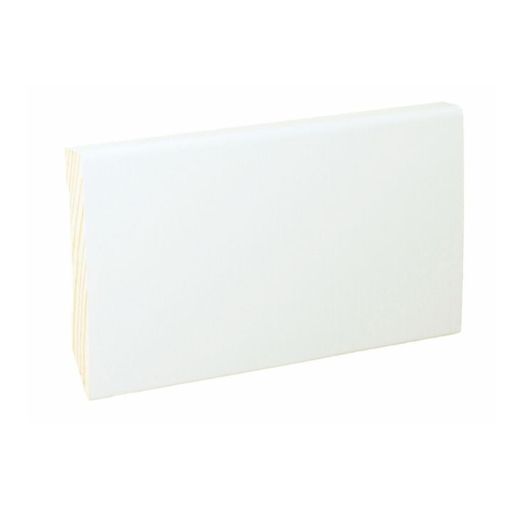 Jalkalista 5 kpl Siparila KIILLE 12 x 70 x 3600 puhdas valkoinen