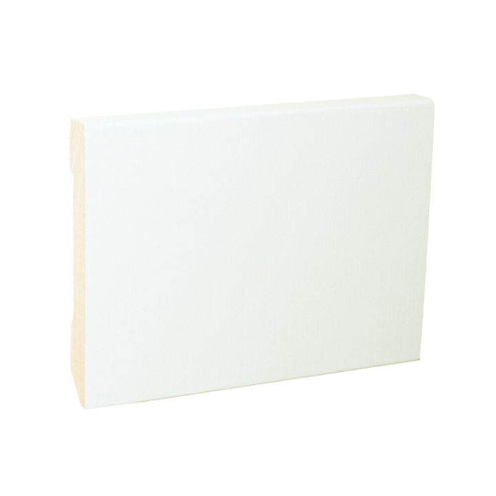 Jalkalista 5 kpl Siparila KIILLE 12 x 90 x 3600 mm puhdas valkoinen