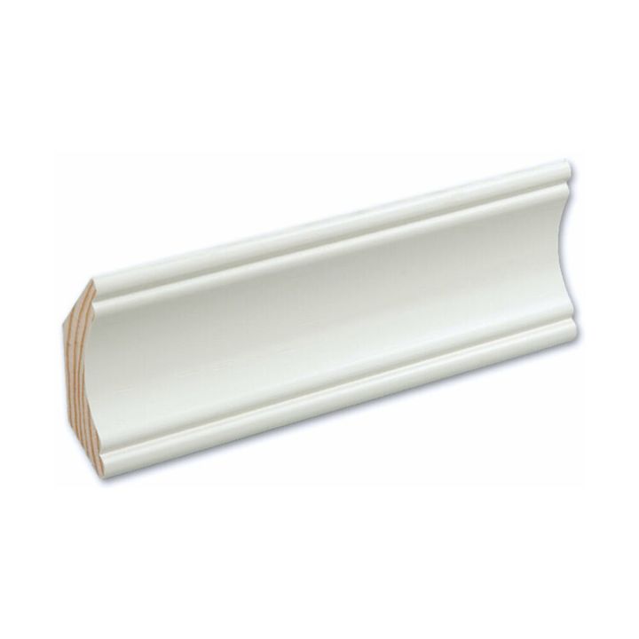 Kattolista 5 kpl Siparila VANA 15 x 60 x 3600 mm puhdas valkoinen